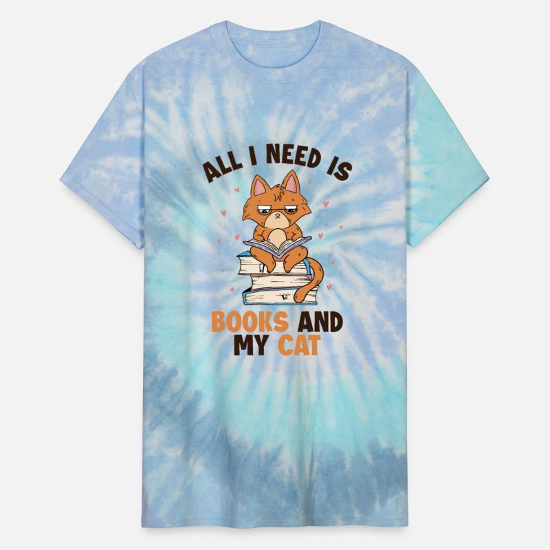 Books and my Cat Cat Daddy Cat Mom Cat Lovers