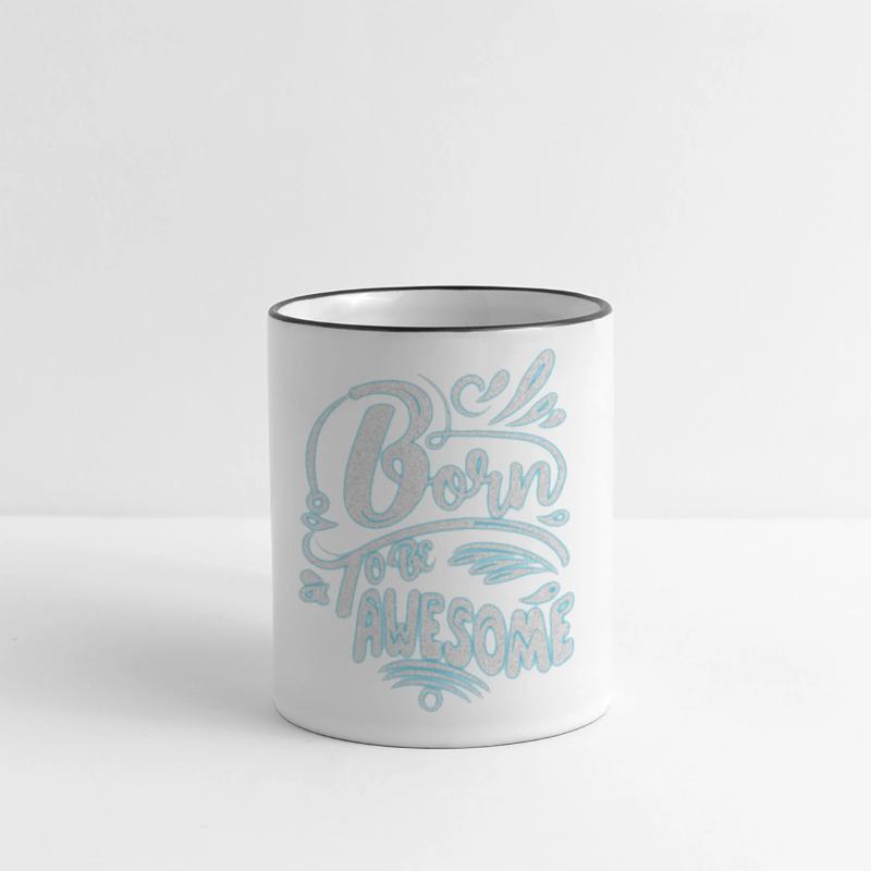 Born to Be Awesome Hand Lettered Design