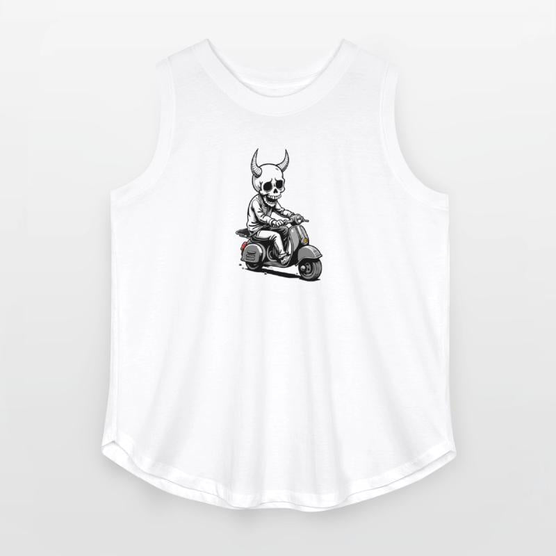 Born to Be Wild - Skull Devil on Scooter