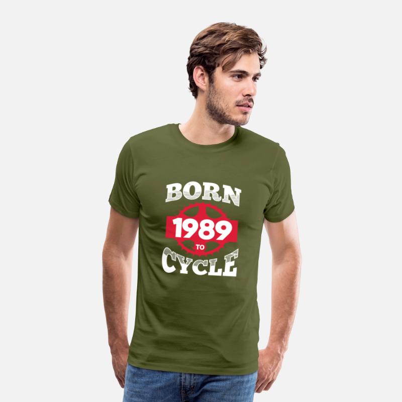 Born To Cycle 1989 Birthday Born In 1989 Bicycle