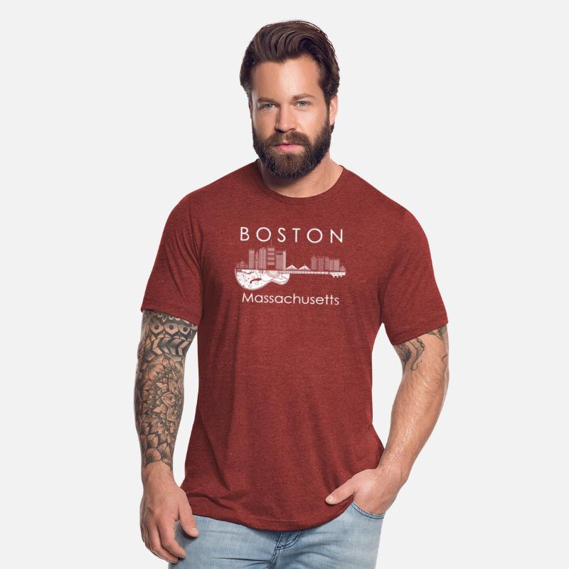 Boston Souvenir Men Massachusetts Gift Skyline