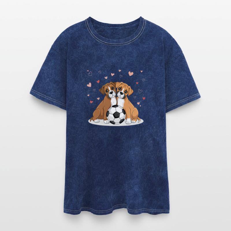 Boxers with soccer ball for Valentine's Day