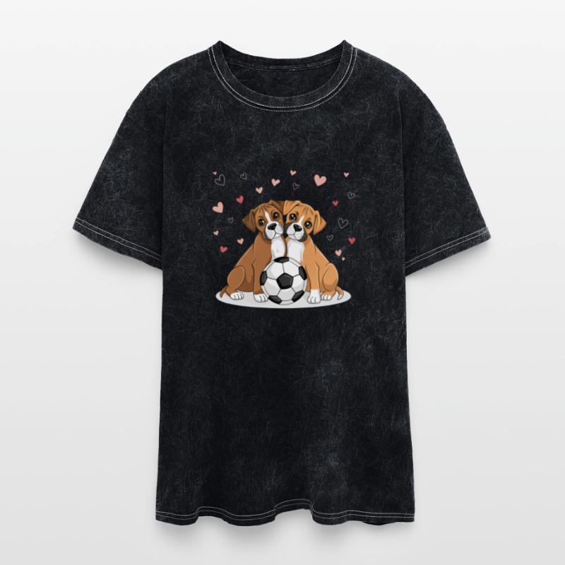 Boxers with soccer ball for Valentine's Day