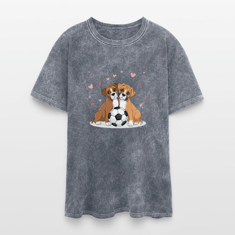 Boxers with soccer ball for Valentine's Day