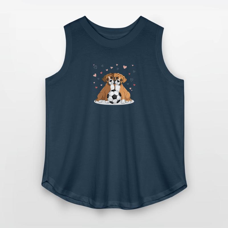 Boxers with soccer ball for Valentine's Day