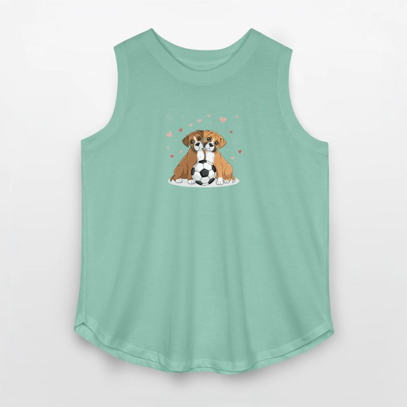 Boxers with soccer ball for Valentine's Day