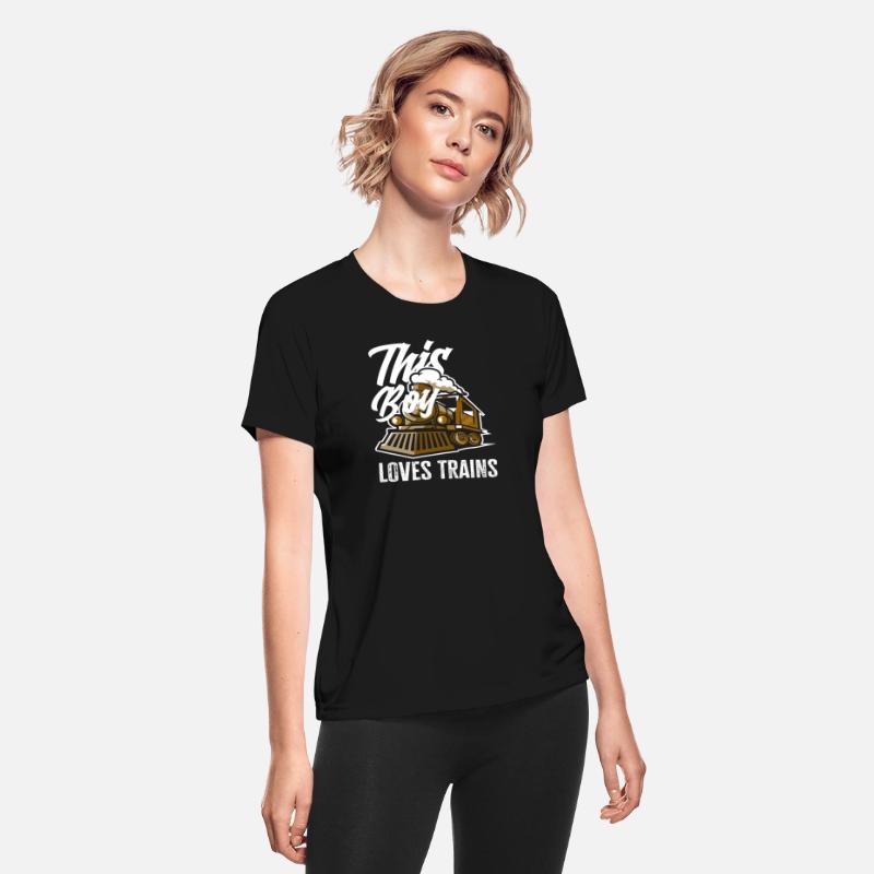 Boy Loves Train Trains Hobby