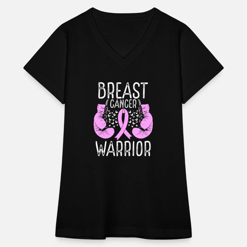 Breast Cancer Warrior Awareness Ribbon Gloves