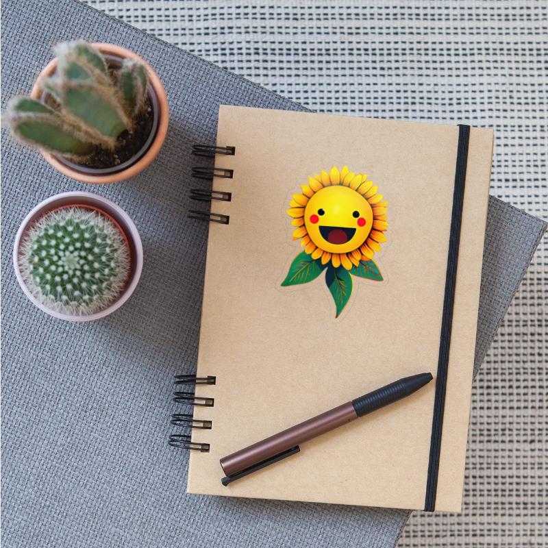 Bright and Cheerful Sunflower Clip Art