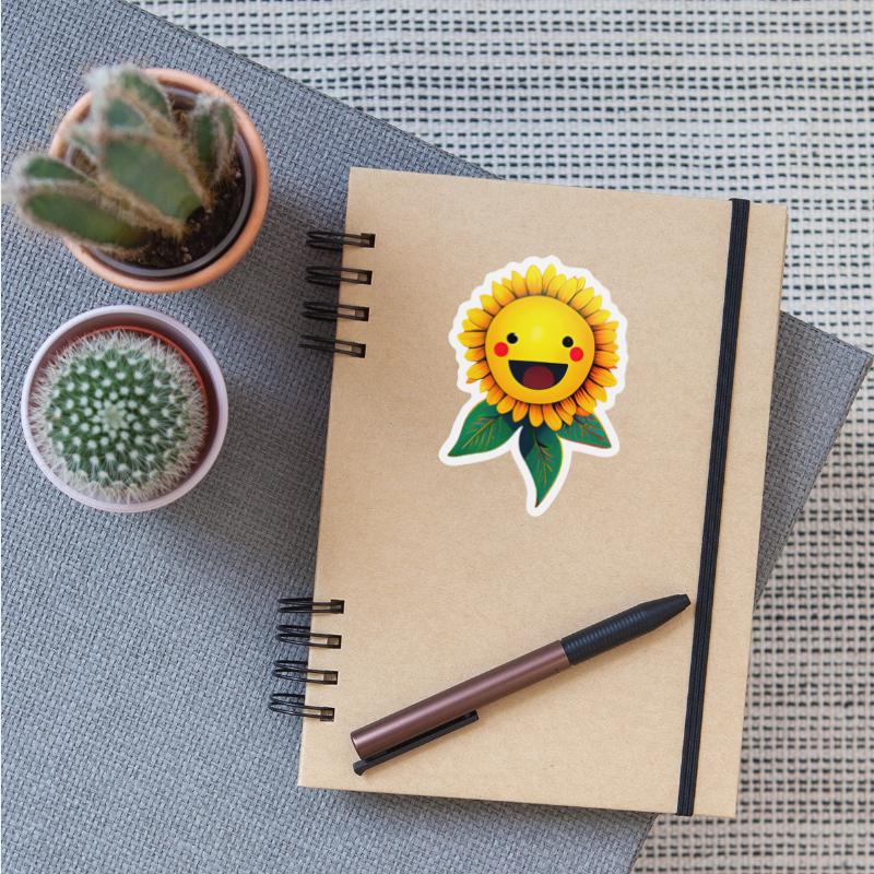 Bright and Cheerful Sunflower Clip Art