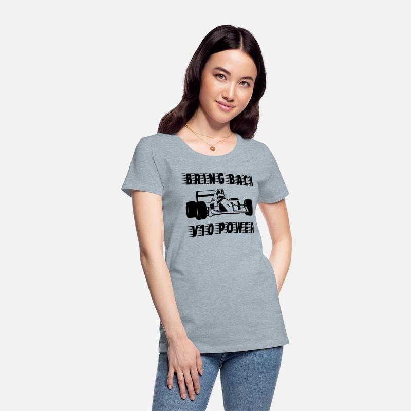 Bring Back V10 Power Race Car Silhouette