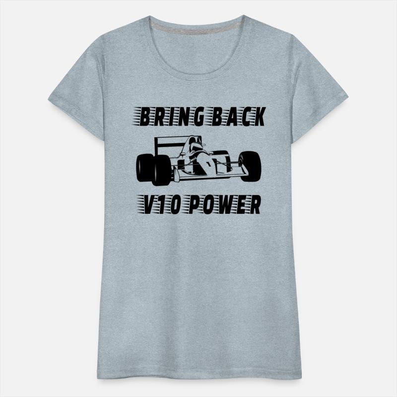Bring Back V10 Power Race Car Silhouette