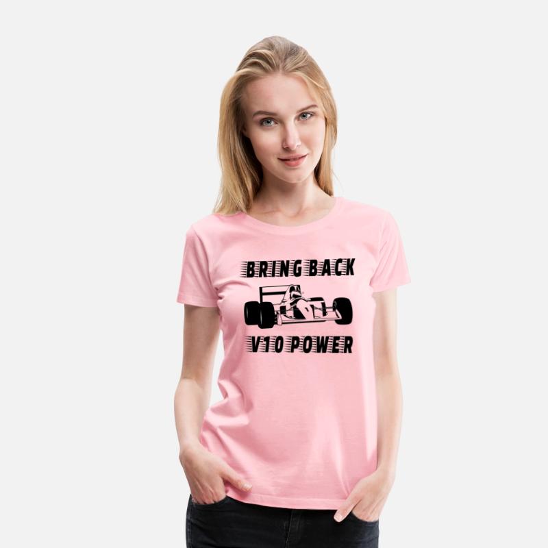 Bring Back V10 Power Race Car Silhouette