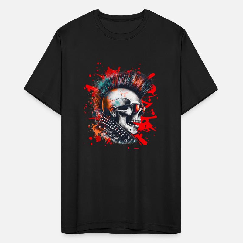 British Punk Rocker Skull