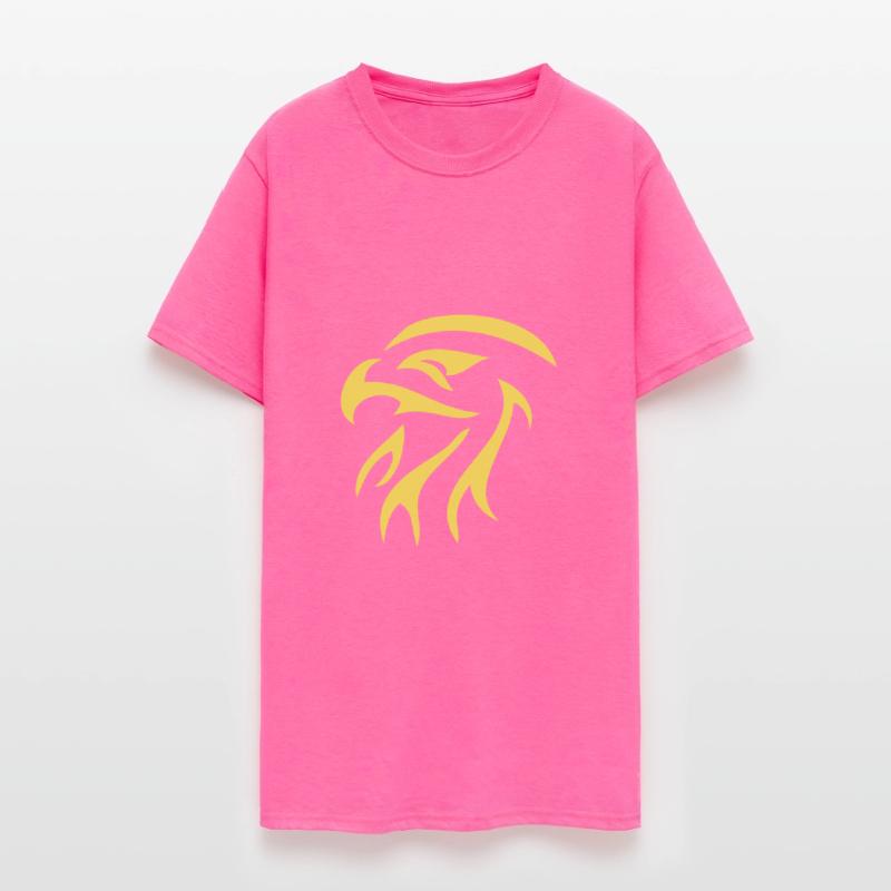 Burning eagle head adjustable vector three colors