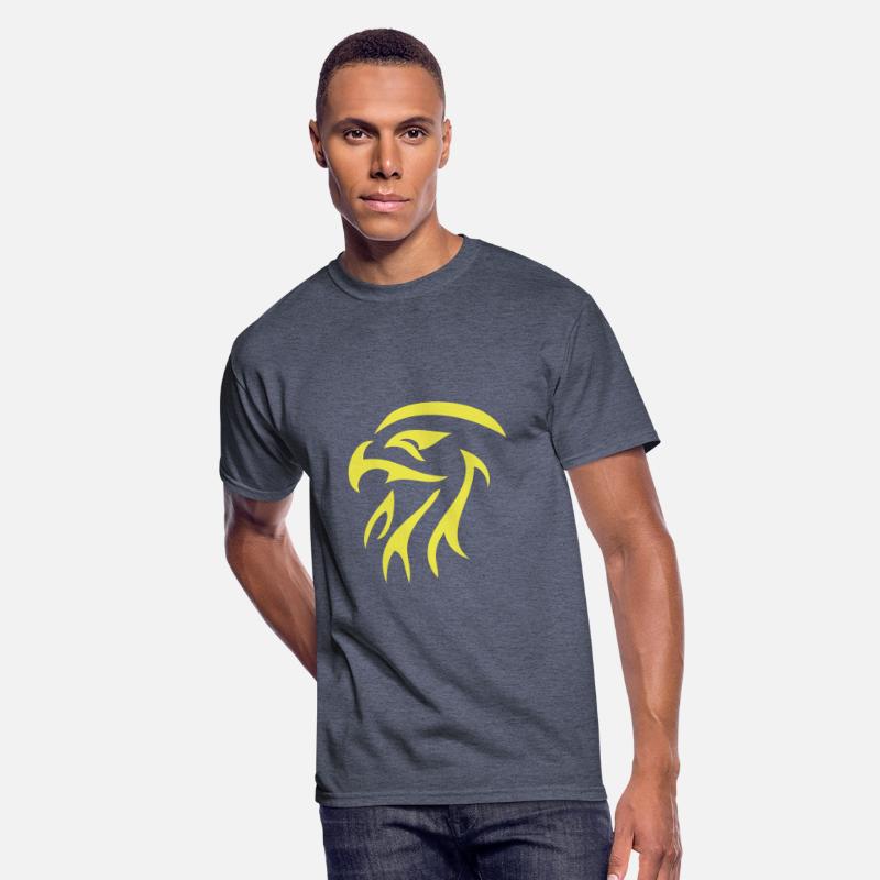 Burning eagle head adjustable vector three colors