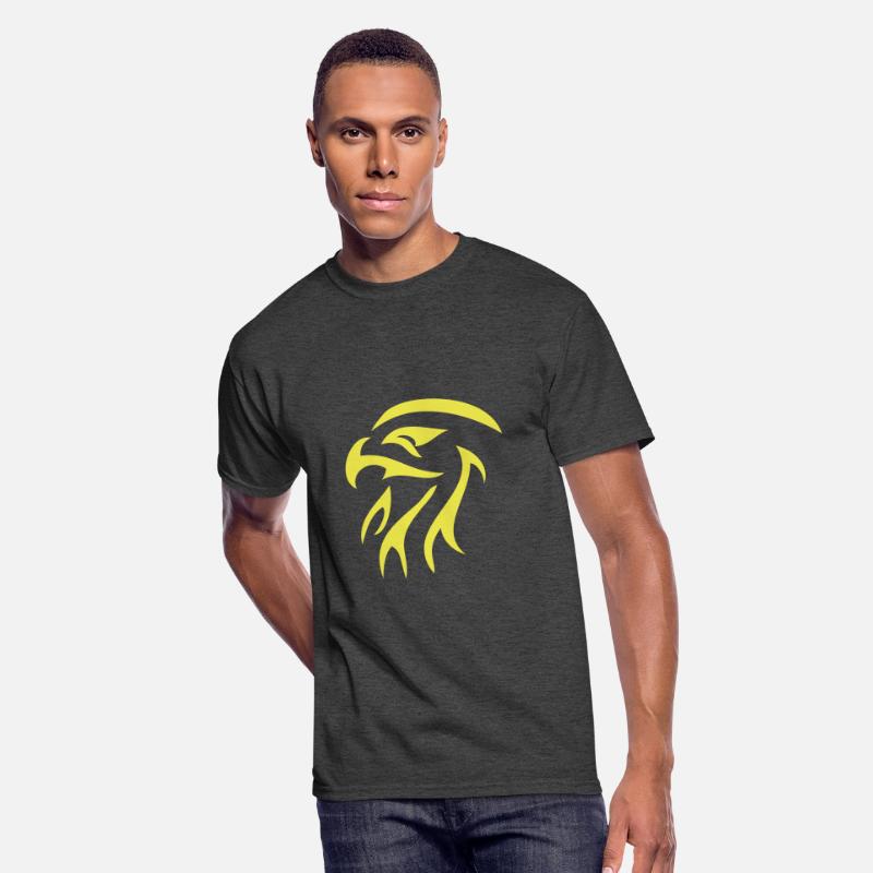 Burning eagle head adjustable vector three colors