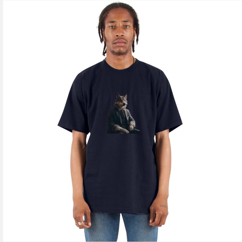 Business Wolf Ready for Success