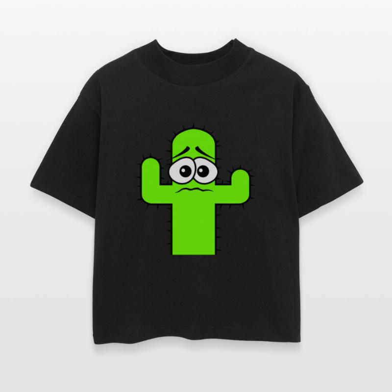 Cactus Face Fear Sad Eyes Desert Funny Cacti Fun