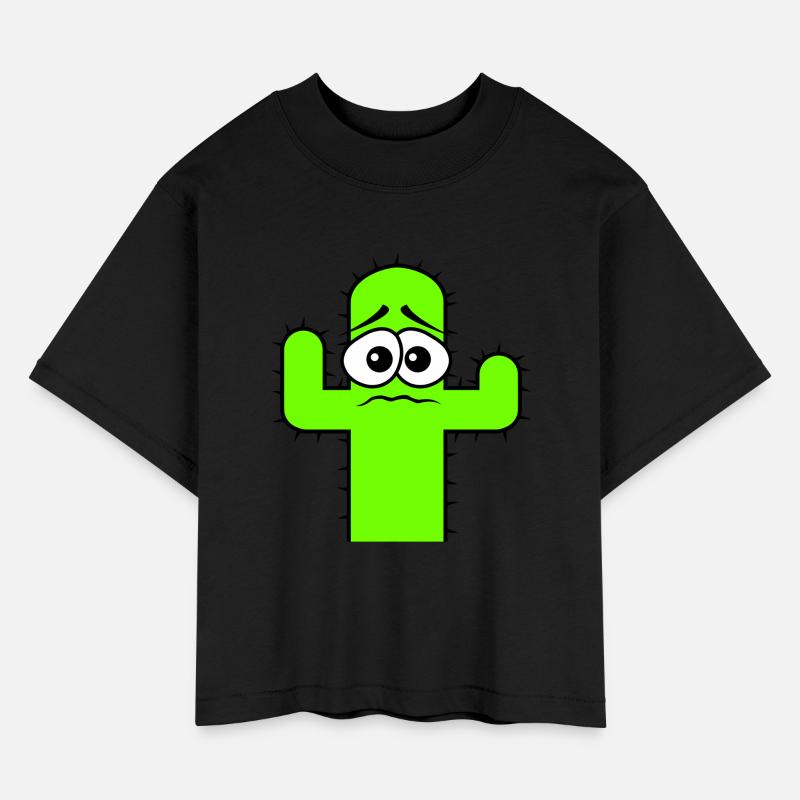 Cactus Face Fear Sad Eyes Desert Funny Cacti Fun