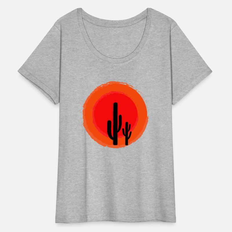 cactus on western sunset