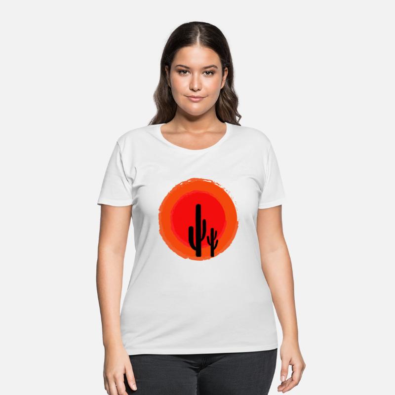 cactus on western sunset