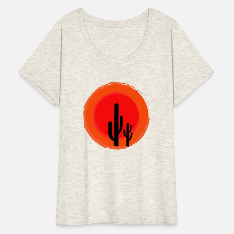 cactus on western sunset