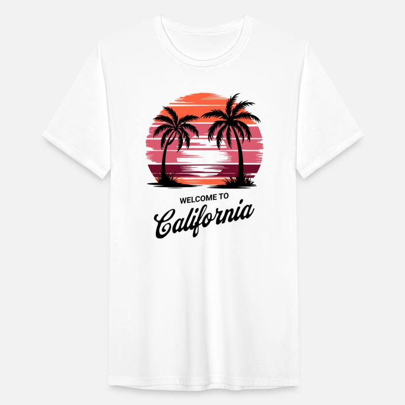 California Retro Sunset - Palm Trees of the West