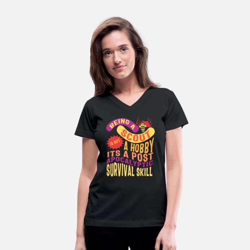 Camping Shirt, Being A Scout Is Not A Hobby Skull