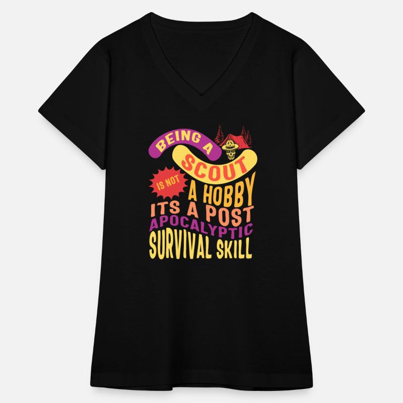 Camping Shirt, Being A Scout Is Not A Hobby Skull