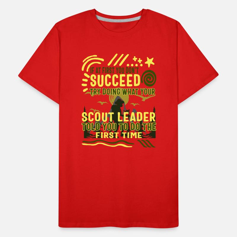 Camping Shirt, Try Doing What Your Scout Leader