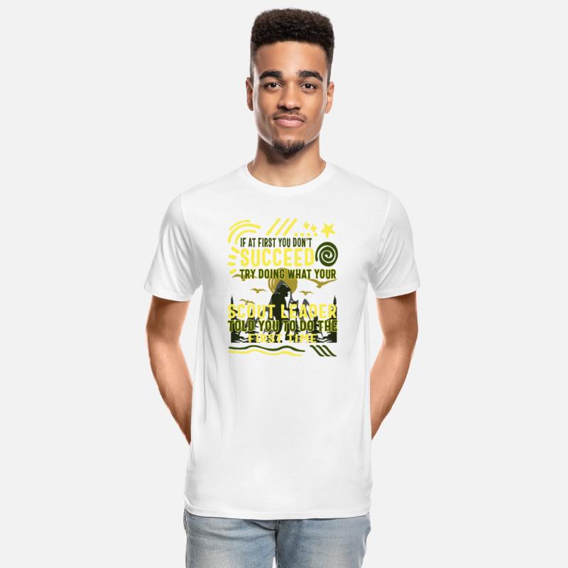 Camping Shirt, Try Doing What Your Scout Leader