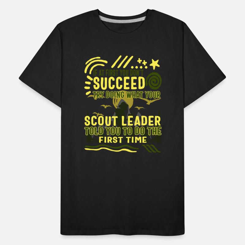 Camping Shirt, Try Doing What Your Scout Leader