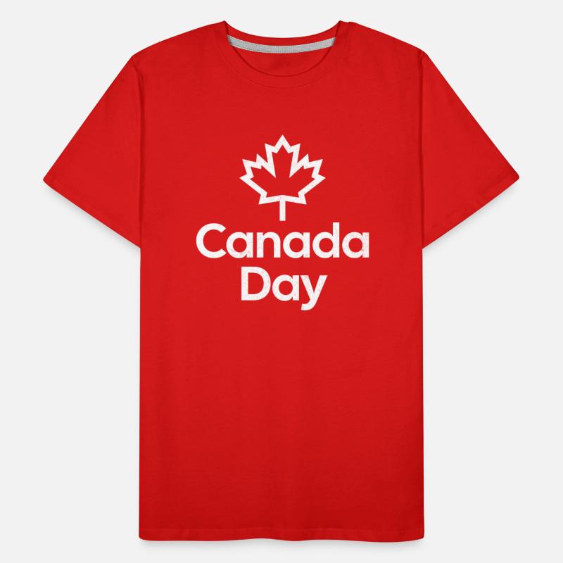 Canada Day T-Shirt (Maple Leaf Outline)