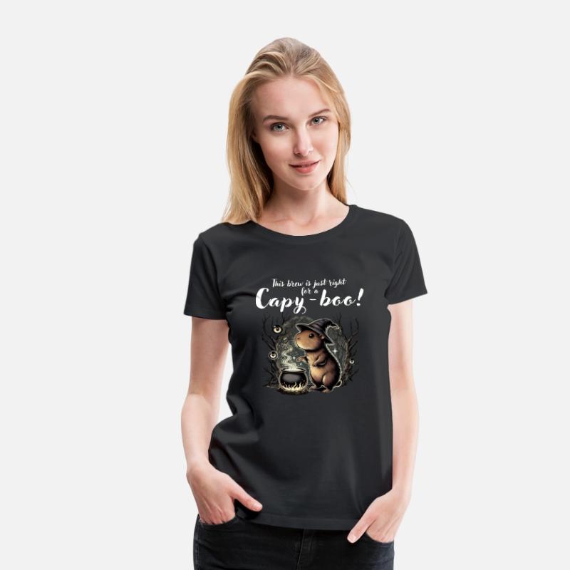 Capy-boo Witch Capybara T-Shirt – Brew the Perfect