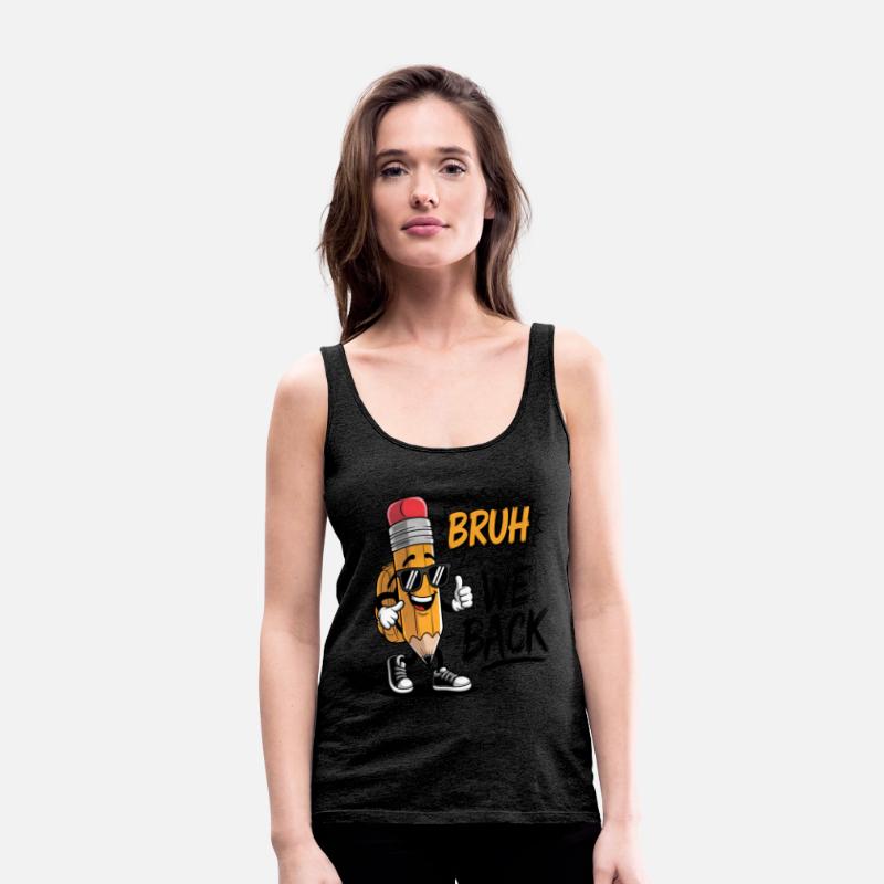 Cartoon Pencil Character with Sunglasses - WE BACK