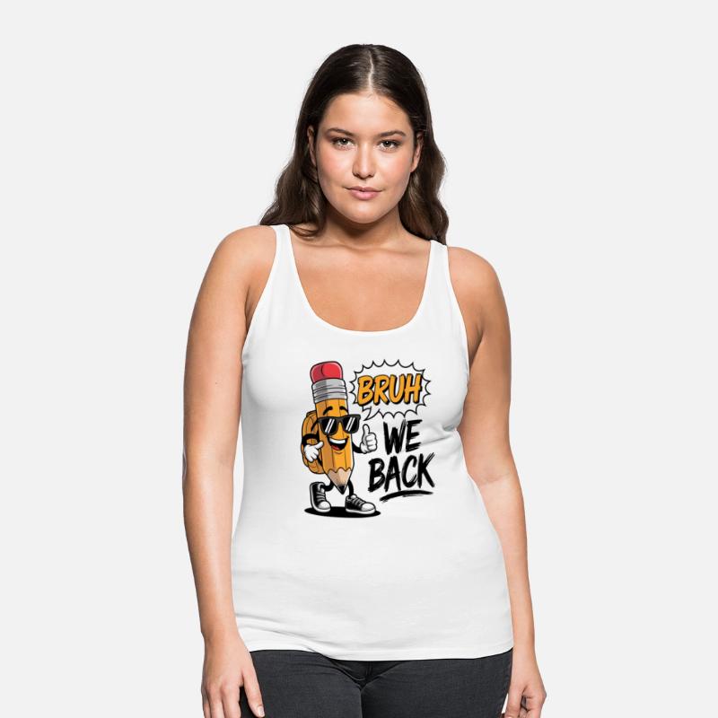 Cartoon Pencil Character with Sunglasses - WE BACK