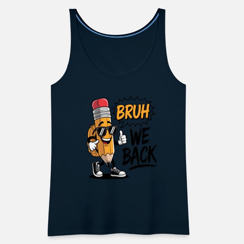 Cartoon Pencil Character with Sunglasses - WE BACK