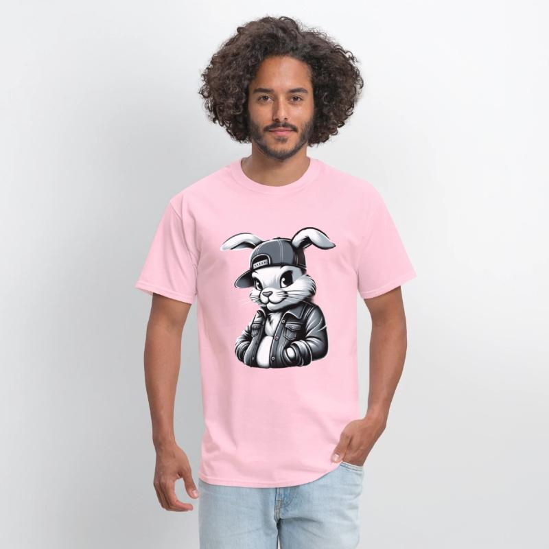 Cartoon Rabbit Dressed Jacket And A baseball Cap