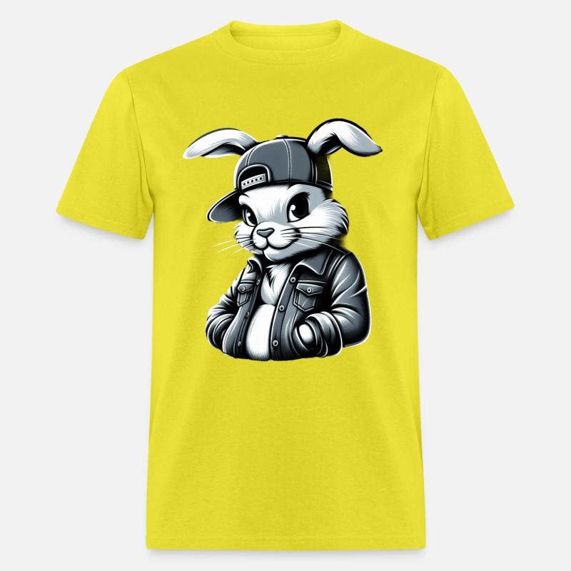 Cartoon Rabbit Dressed Jacket And A baseball Cap