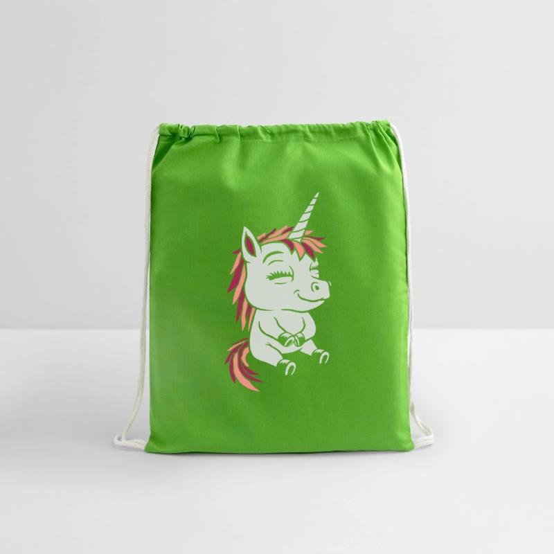 Cartoon small sitting unicorn
