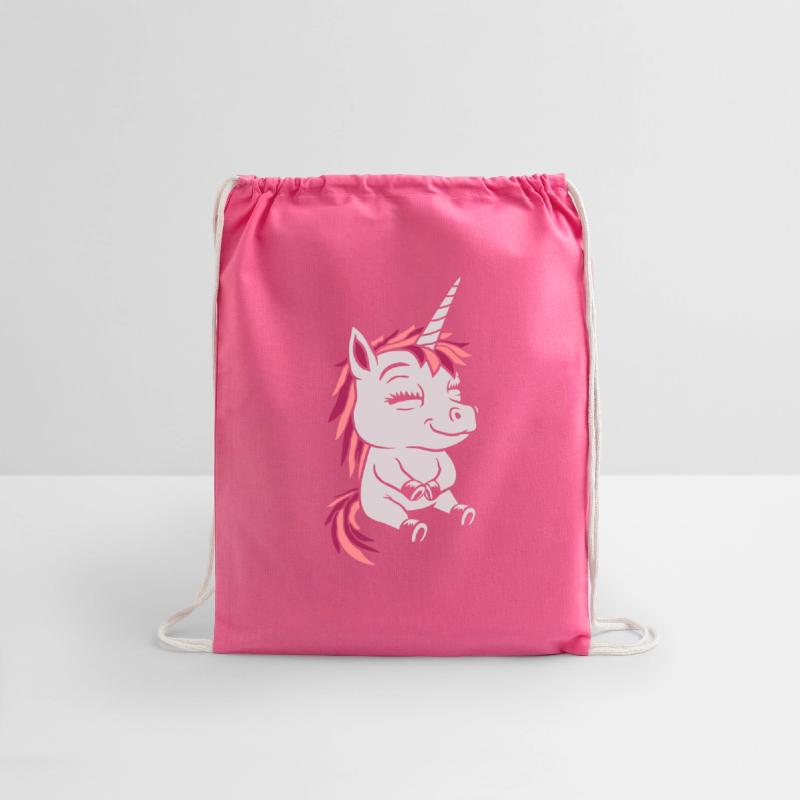 Cartoon small sitting unicorn