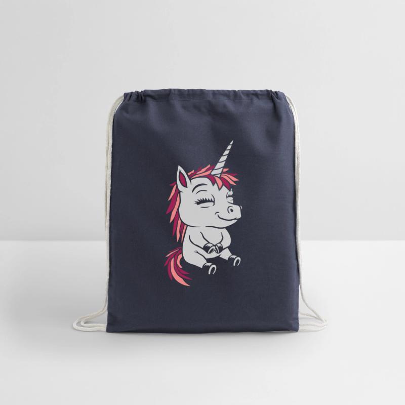 Cartoon small sitting unicorn