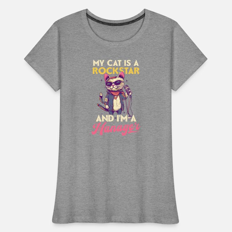 Cat Rock My Cat Is Rocker I'm Manager