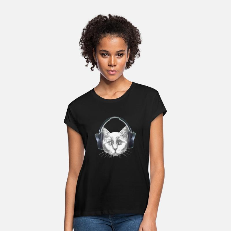 Cat With Headphones I Kitten Festival DJ Hangover