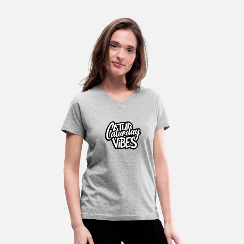Caturday Vibes cat pun tshirt