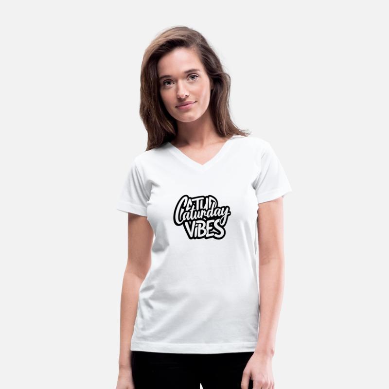 Caturday Vibes cat pun tshirt
