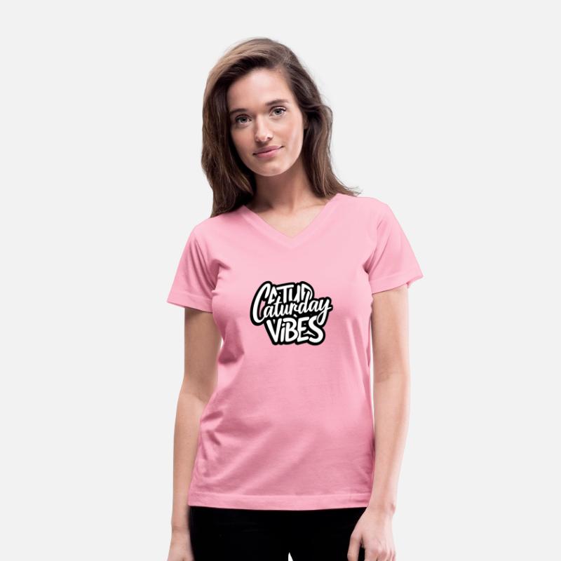 Caturday Vibes cat pun tshirt