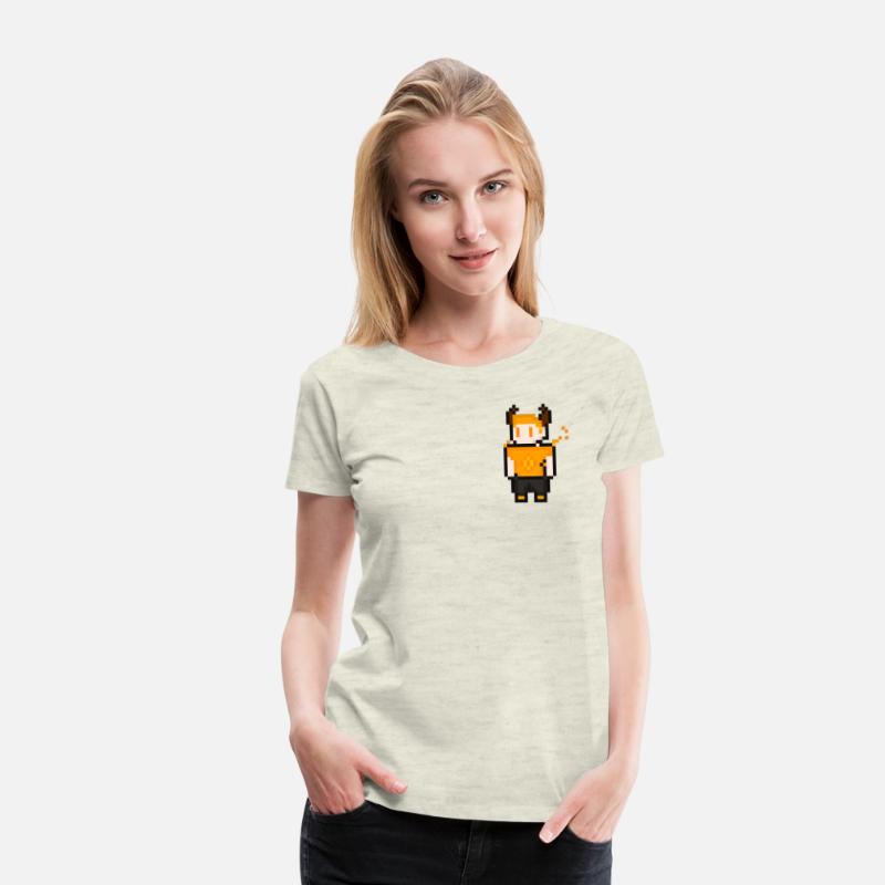 Celestial Ember: Ashe's Horned Pixel Warrior Tee