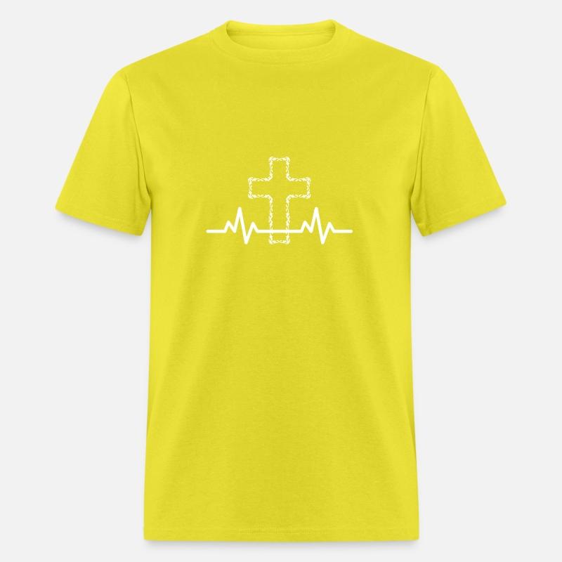 Christian Clothing Jesus Cross Heartbeat Faith
